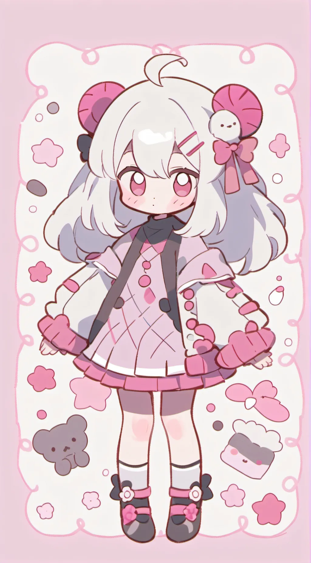 ai character: car trip background