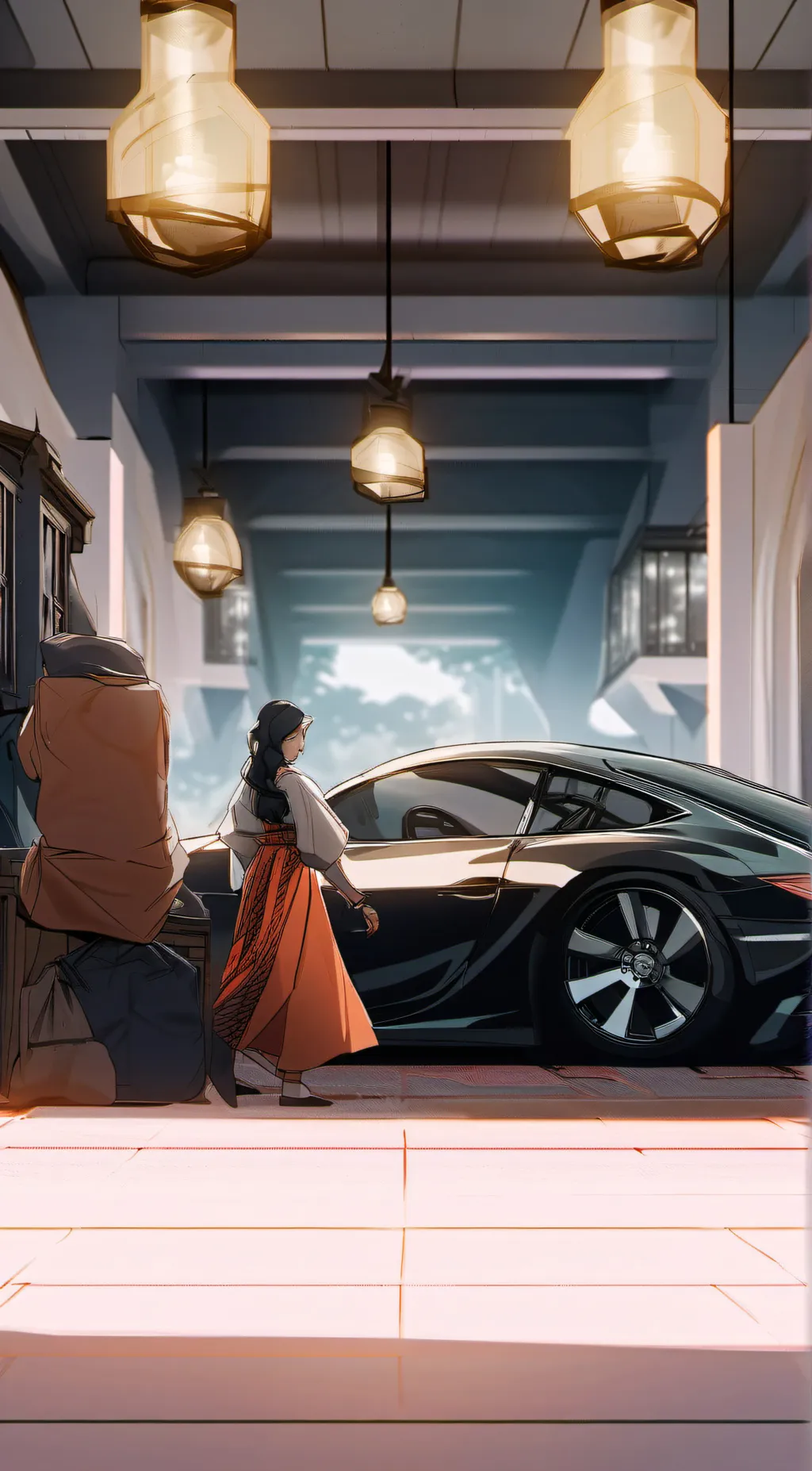 ai character: Scarlett background