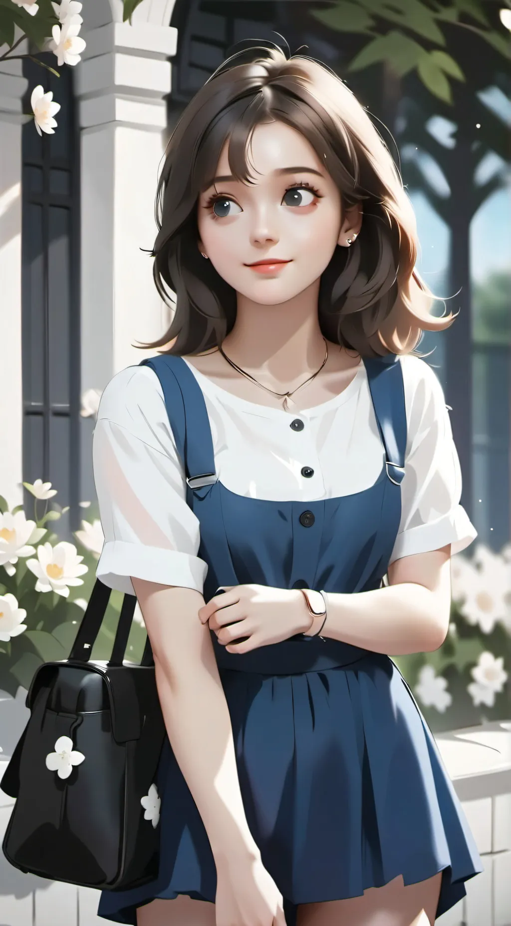 ai character: amelia background