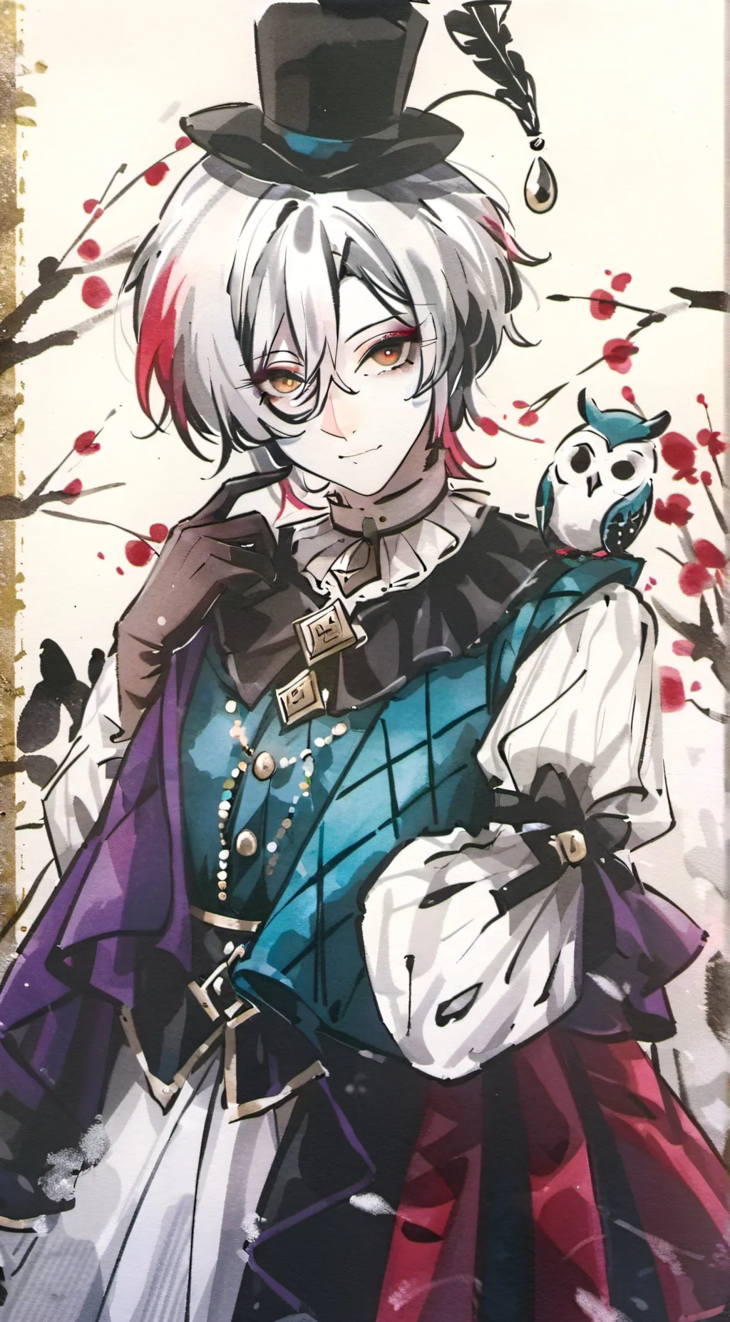 ai character: Arlecchino background