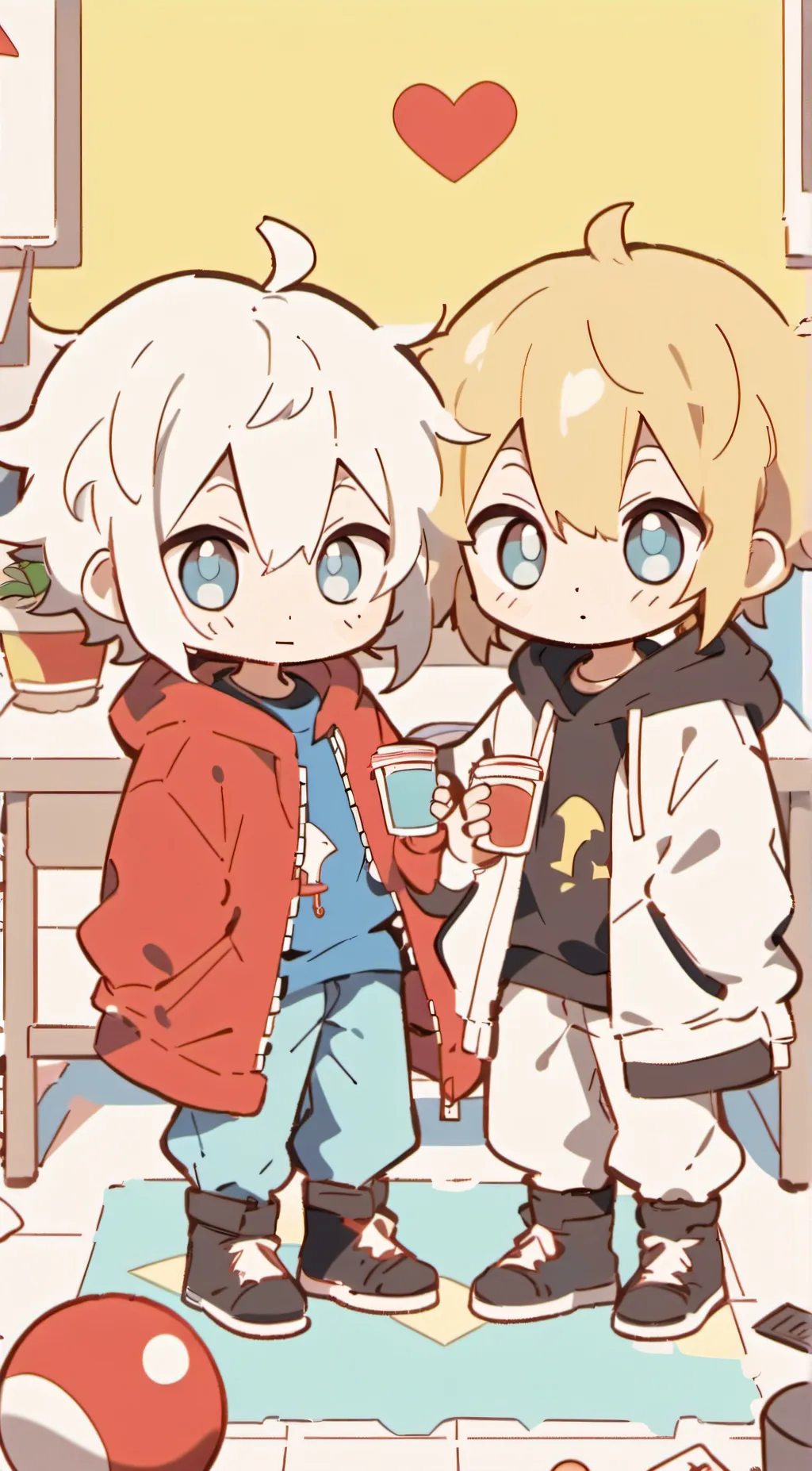 ai character: Toya and keiy background