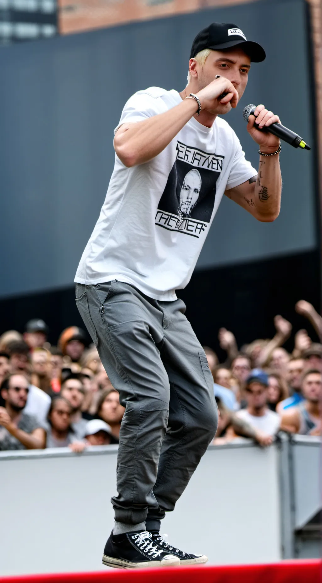 ai character: Eminem  slim shady background