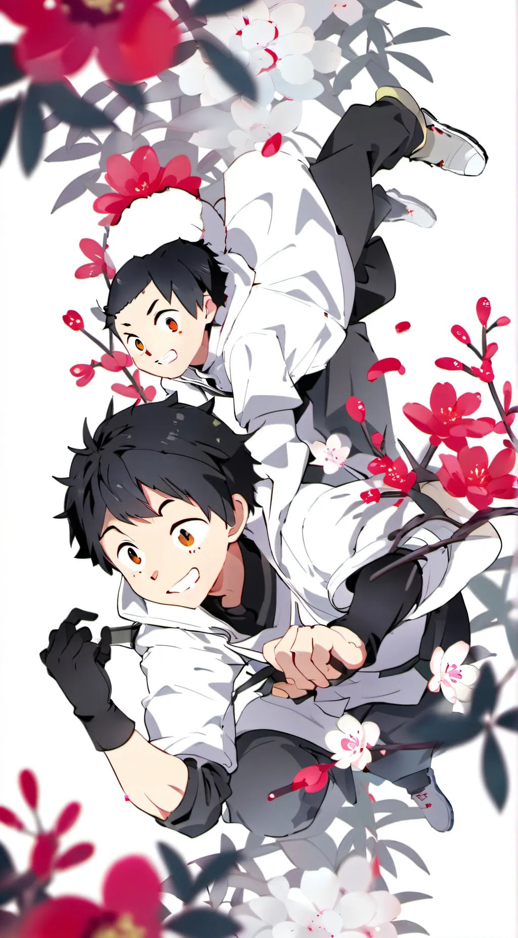 ai character: SC FC Xmas background