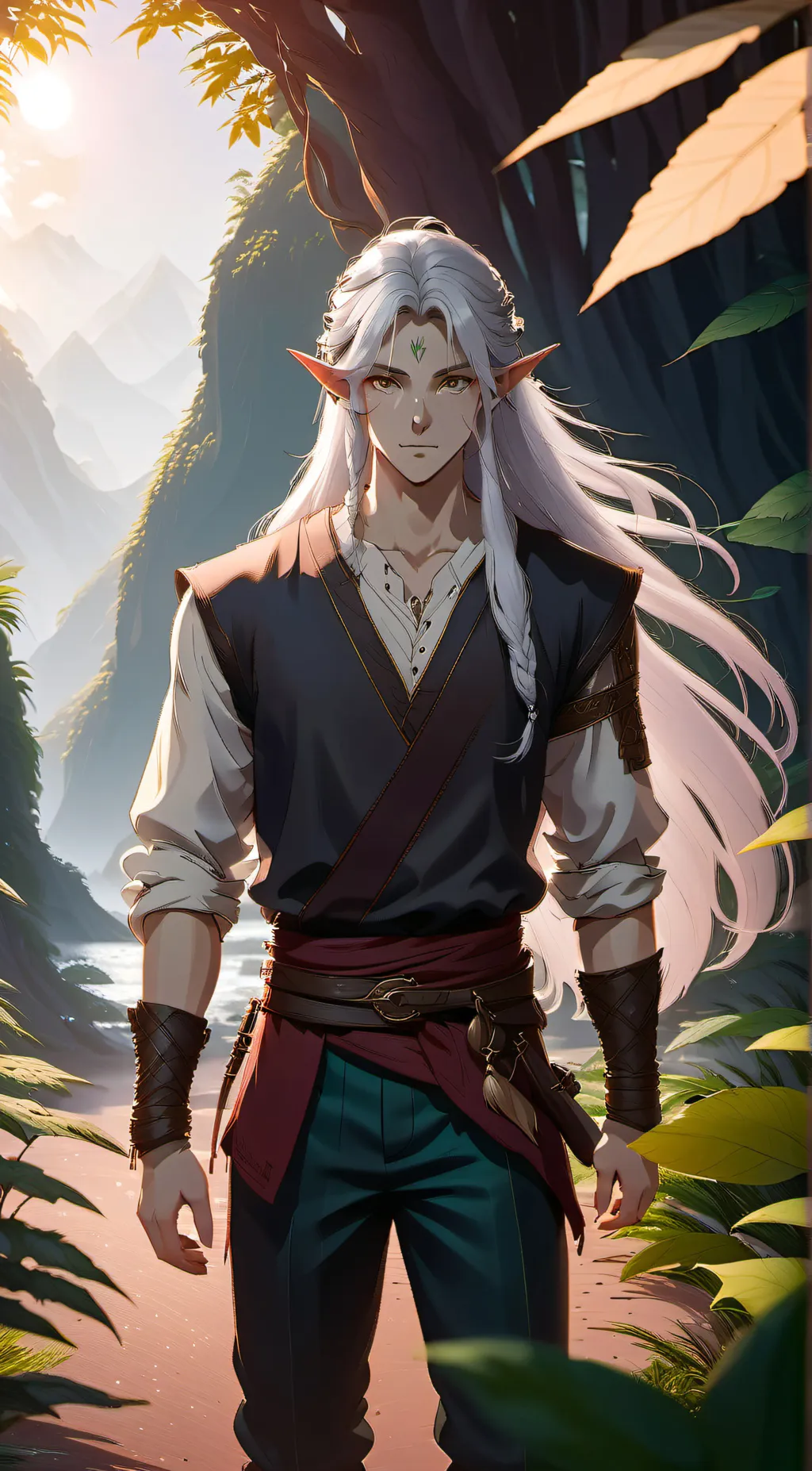 ai character: Elihor  background