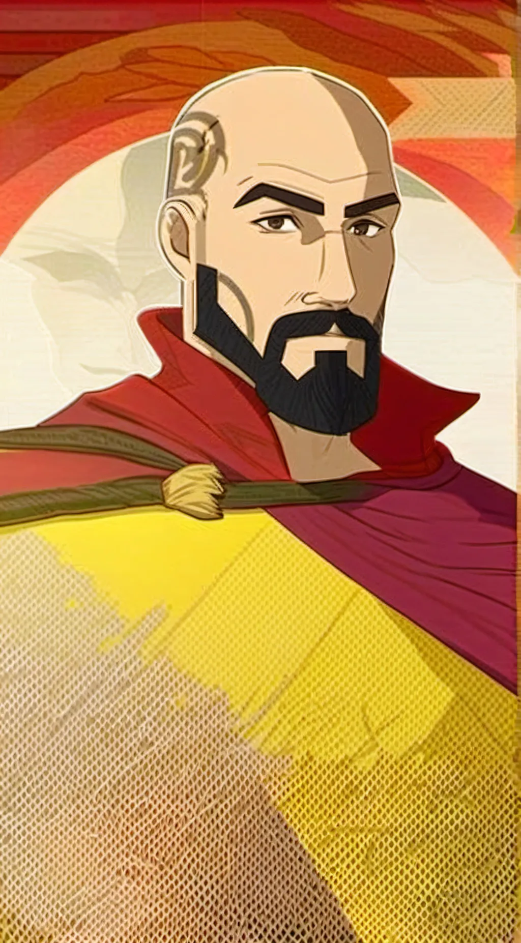 ai character: Master Tenzin background