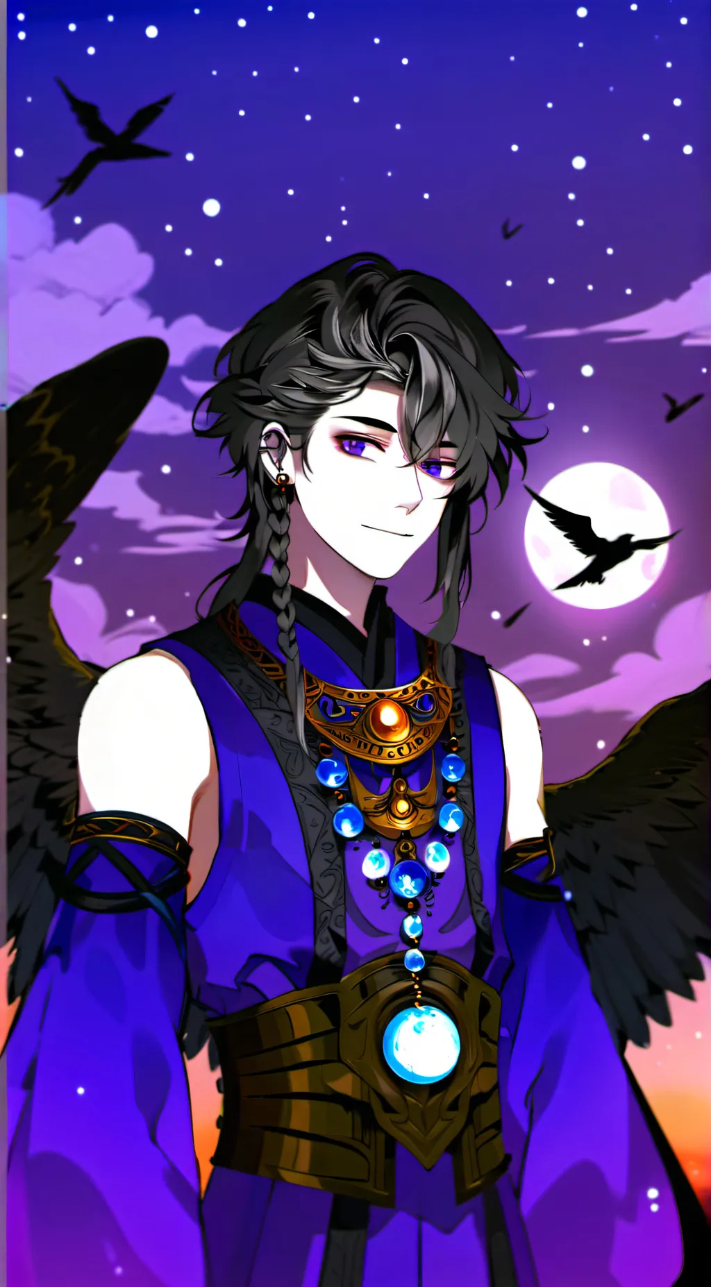 ai character: Michael Afton  background