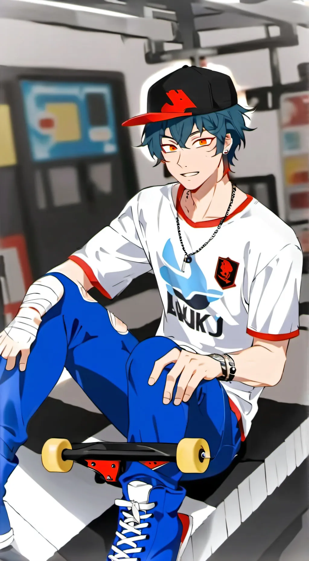 ai character: Max background