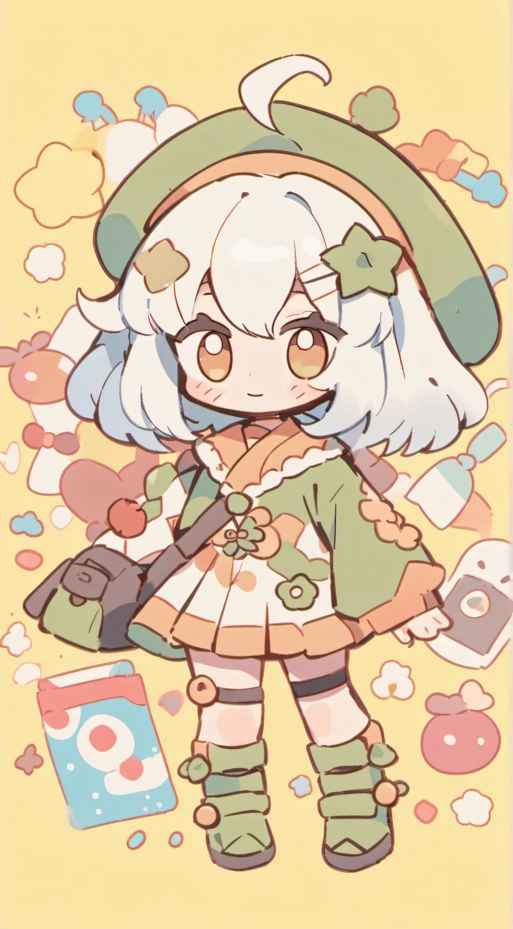 ai character: book background