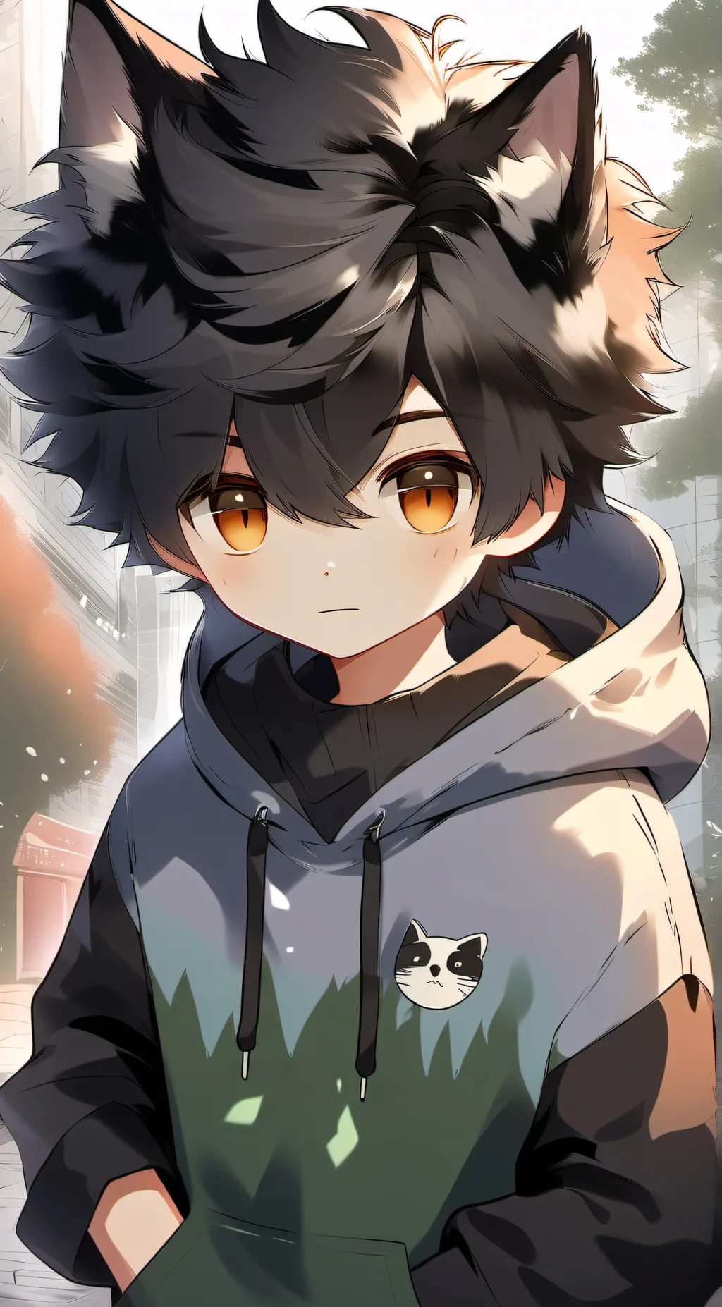 ai character: Carson  background