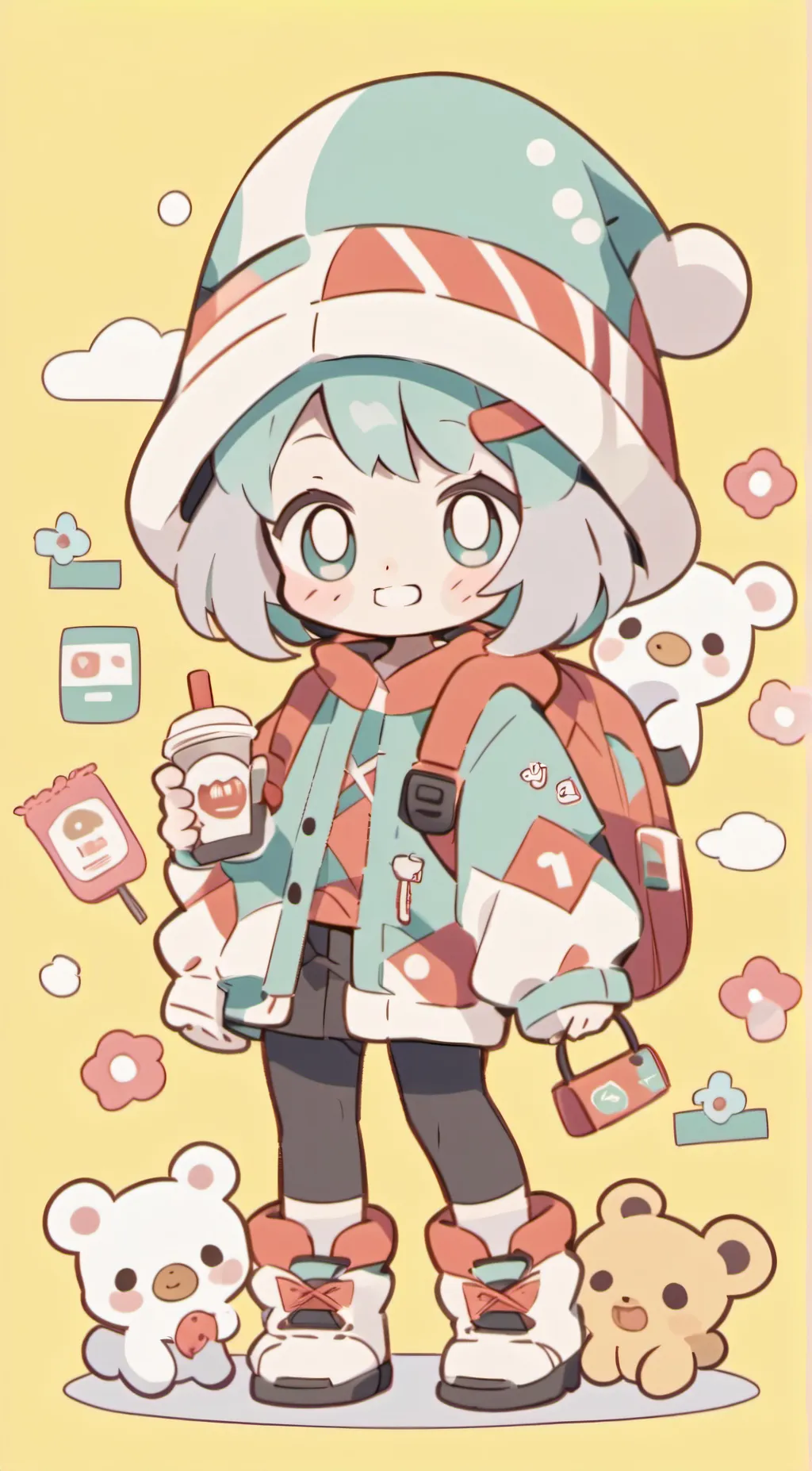 ai character: Mila  background