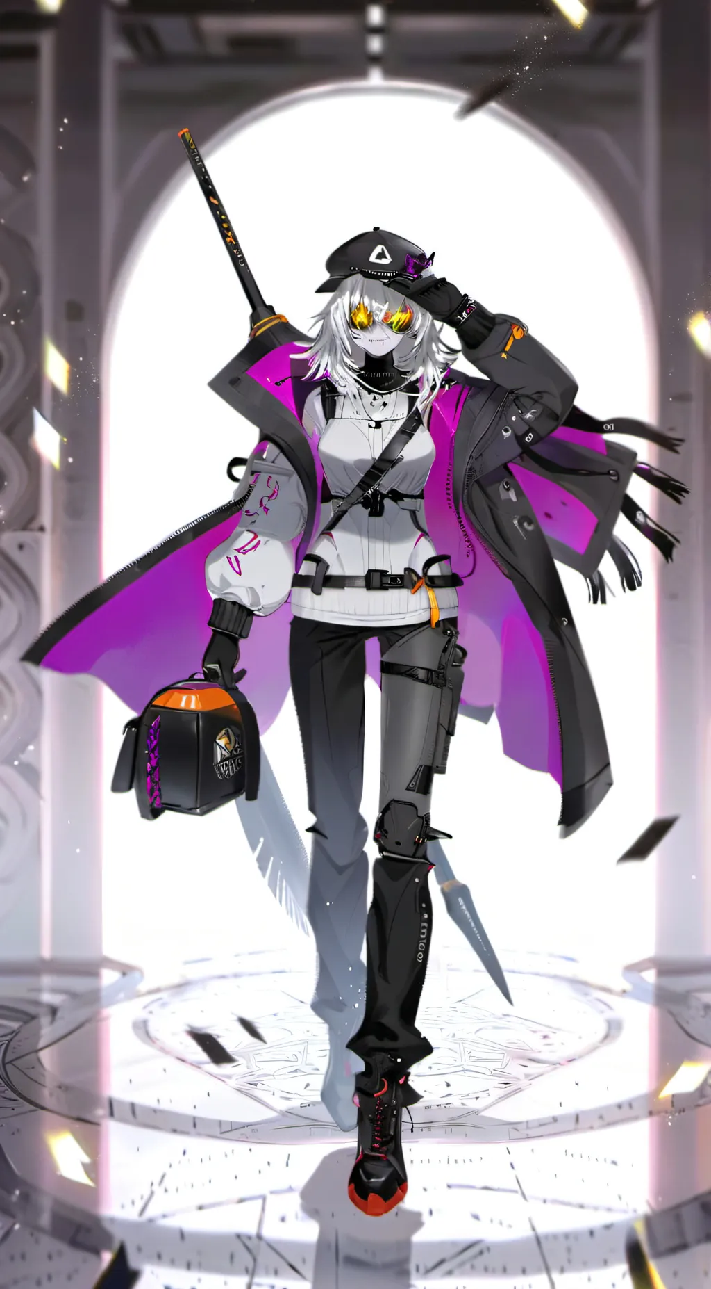 ai character: Murder Drone Z background