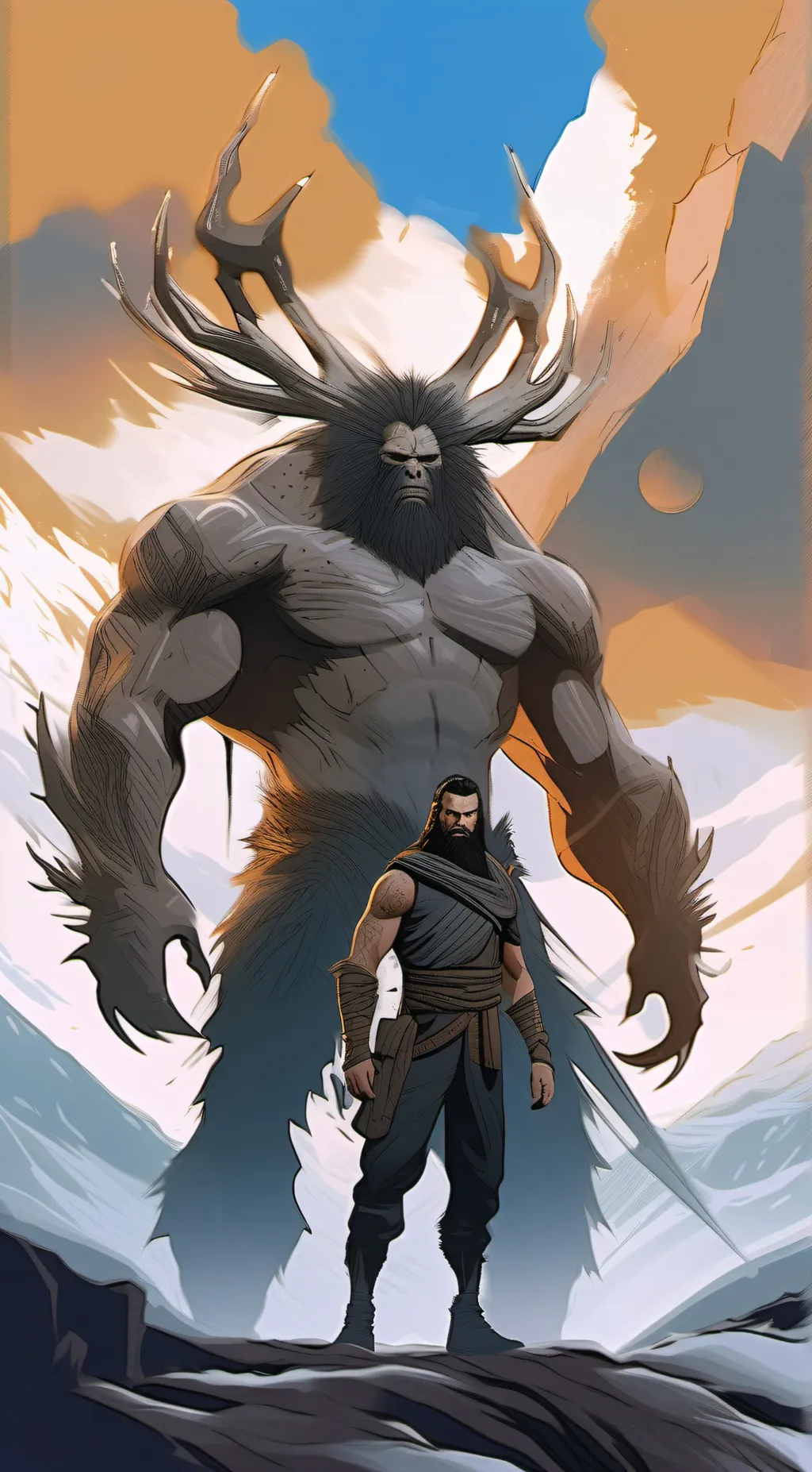 ai character: once human rp  background