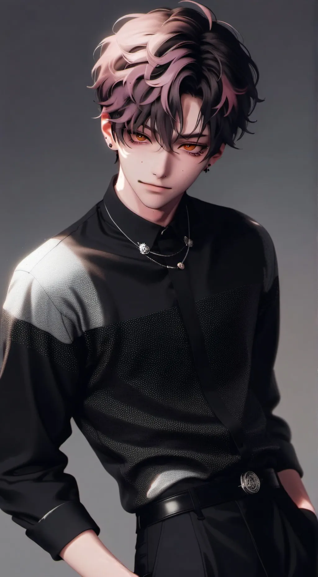 ai character: Klaus  background