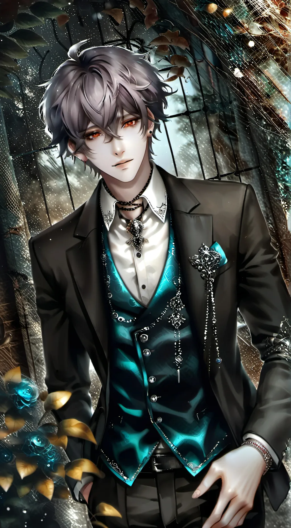 ai character: mason~..• background