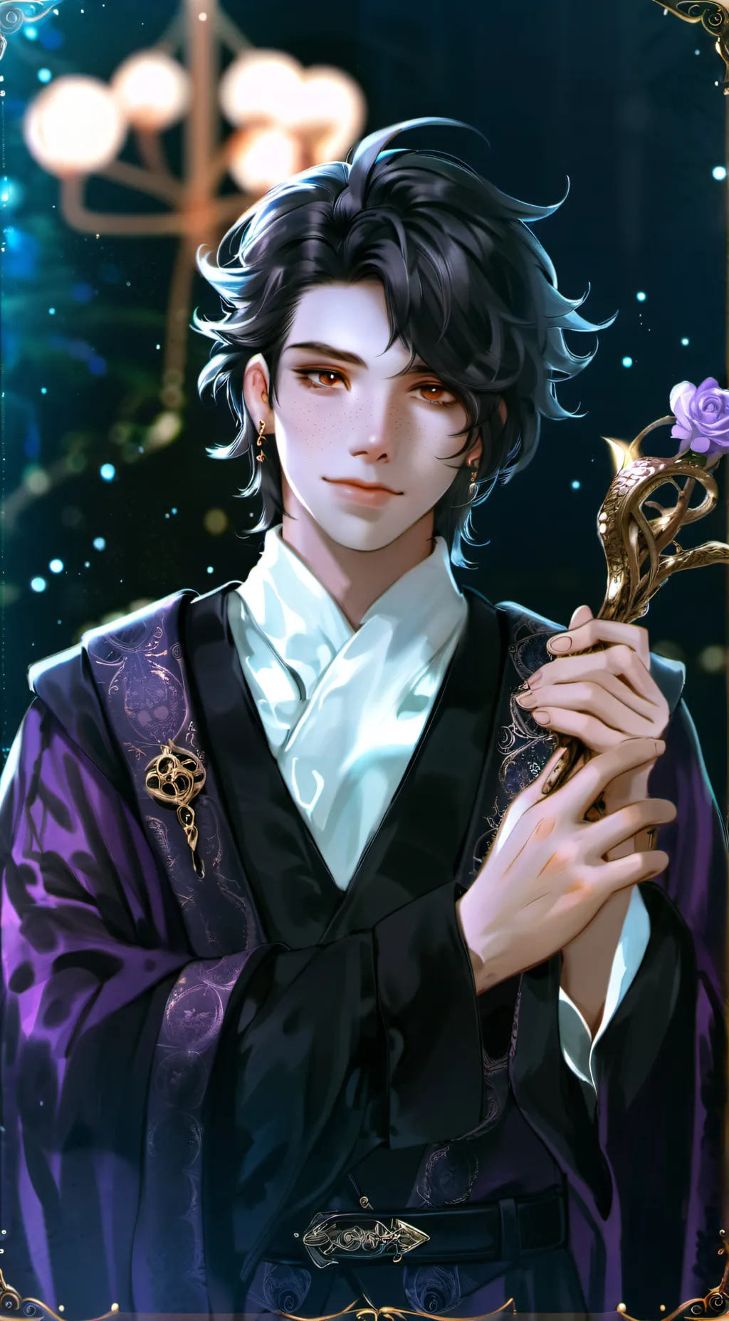 ai character: Caspar background