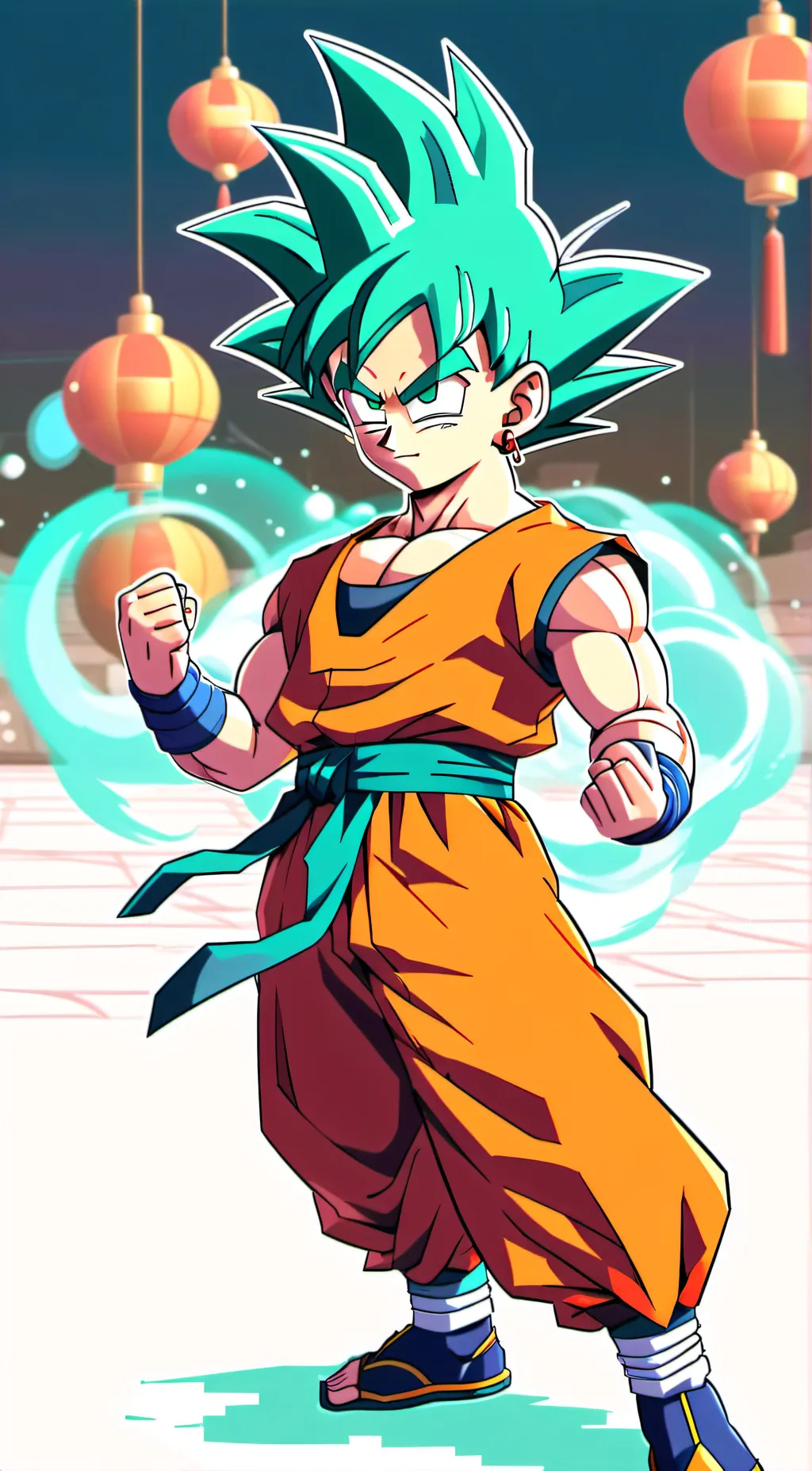 ai character: goku background