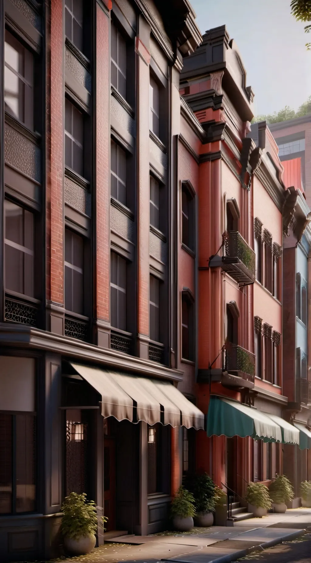 ai character: city background