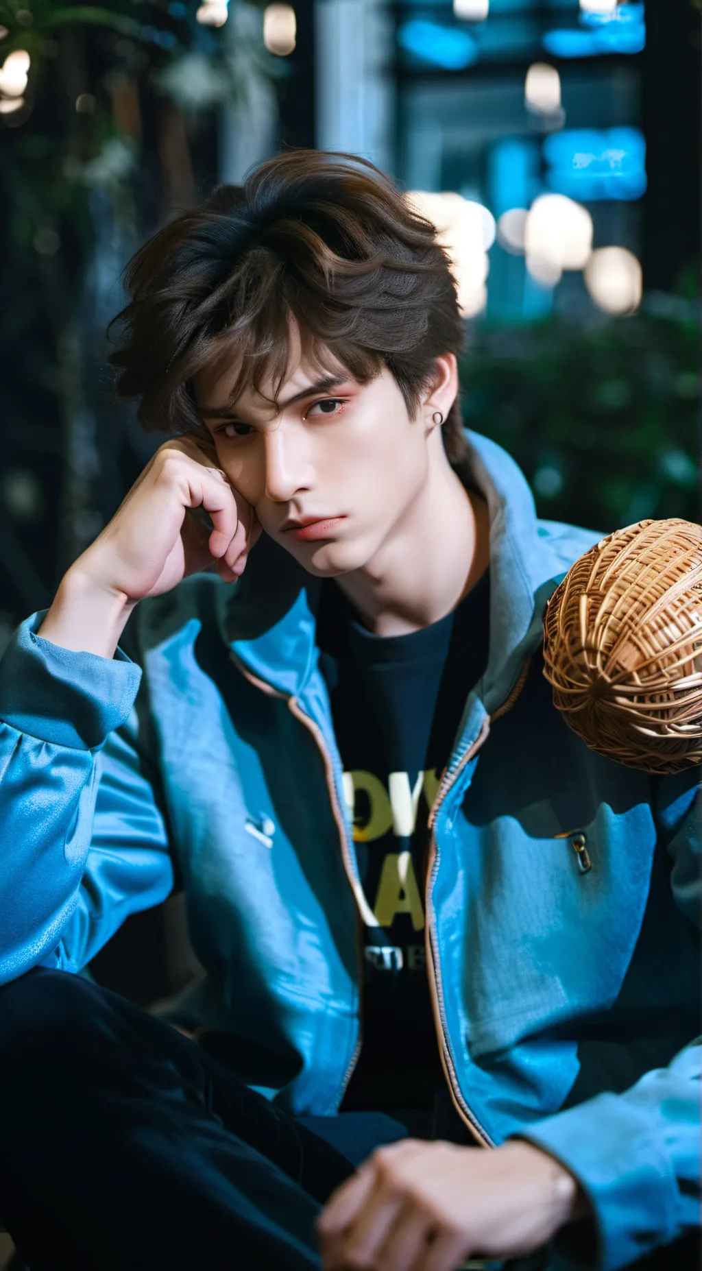 ai character: ♡︎Leo♥︎ background