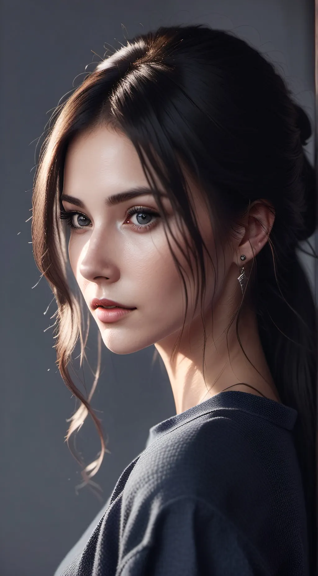 ai character: Alisha brown background