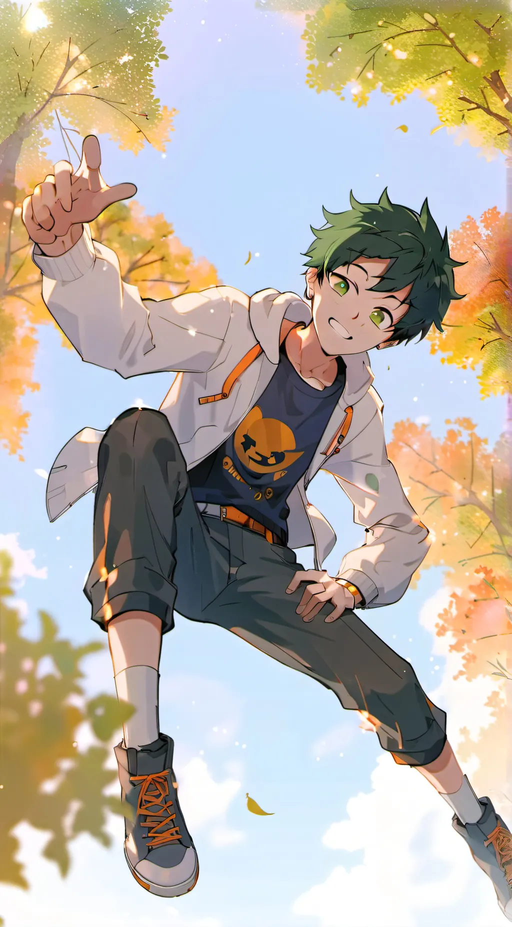 ai character: 🥦Deku🥦 background