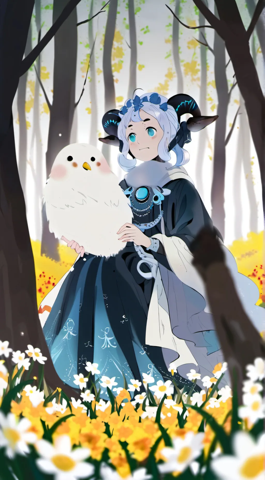 ai character: Frost background