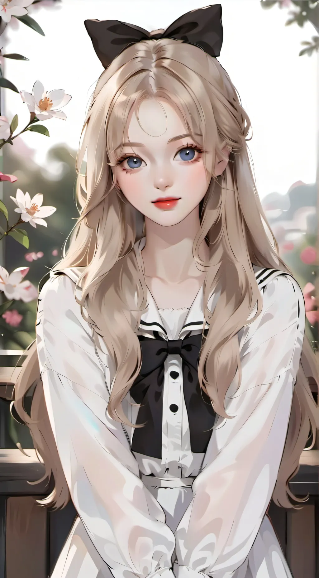 ai character: Coraline ᱬ background