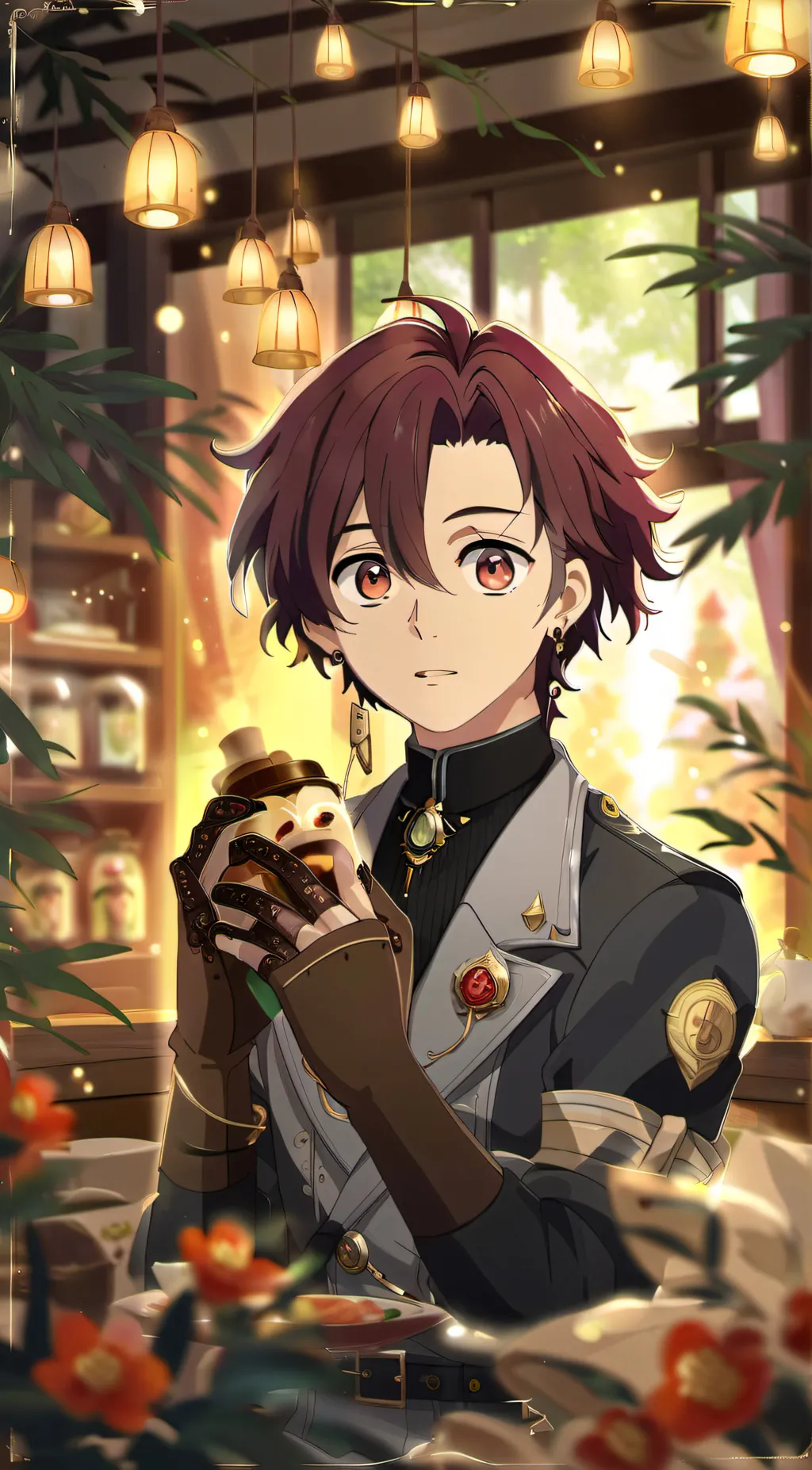 ai character: Prince kamado  background