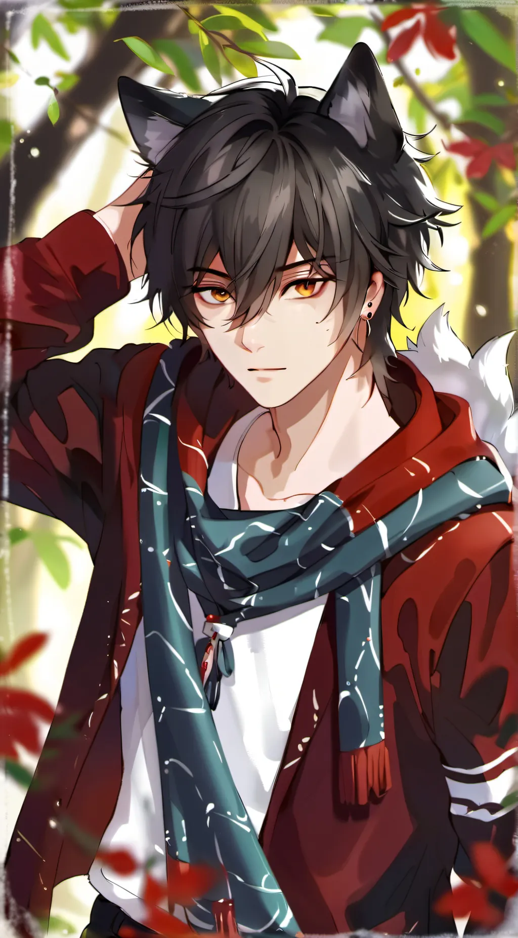 ai character: ein background