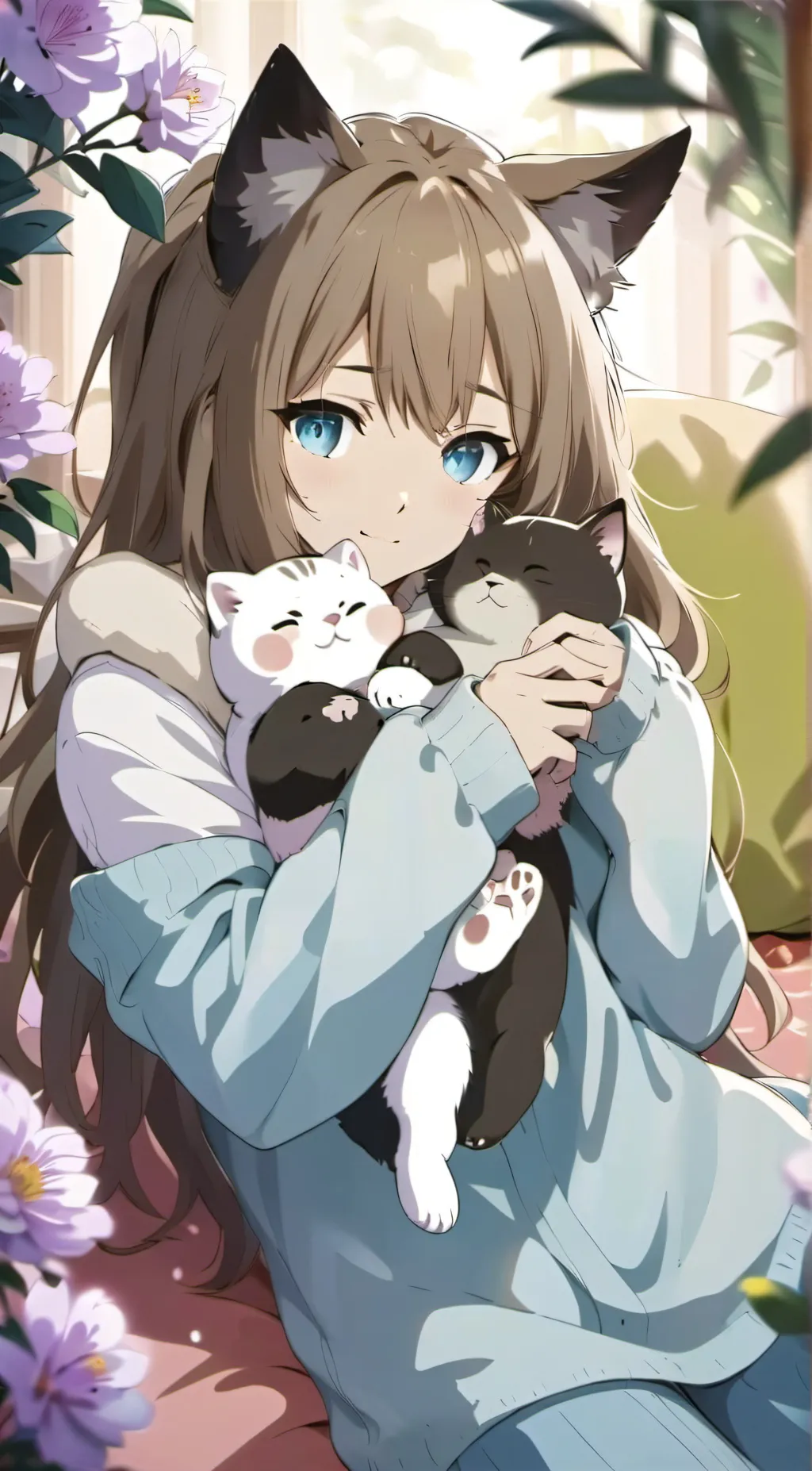 ai character: Luna background