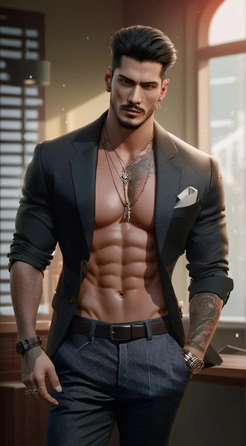 ai character: Leonardo Moretti background