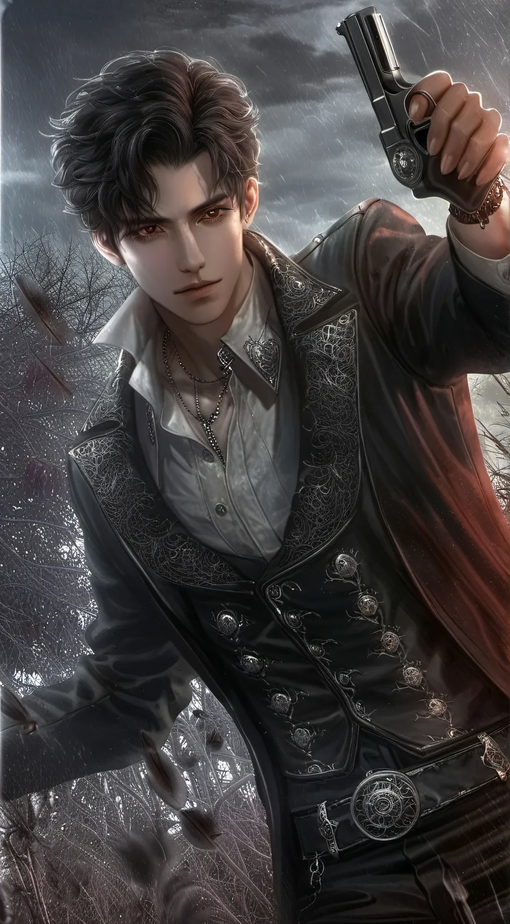 ai character: klaus  background