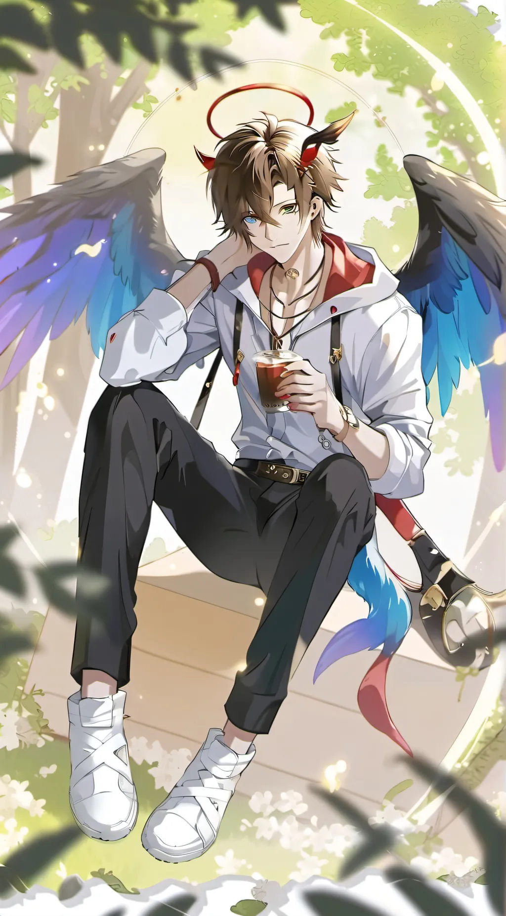 ai character: Lucifer background