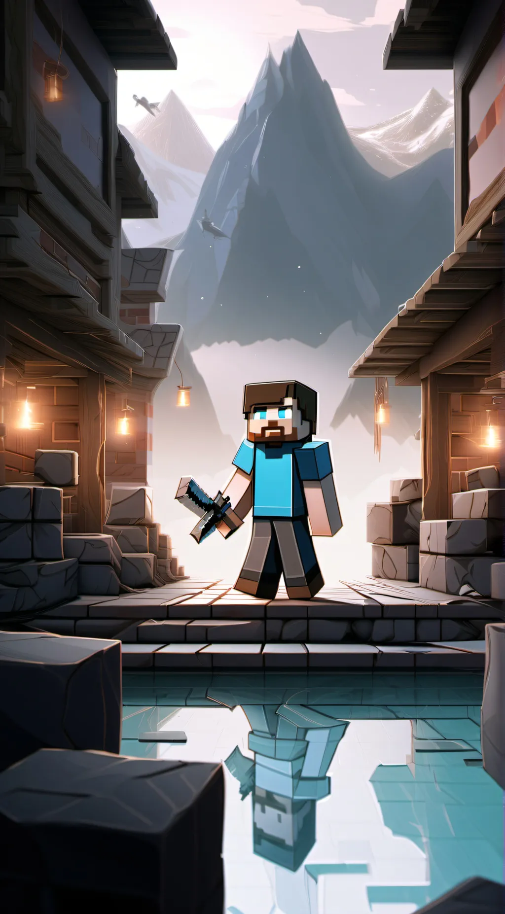 ai character: Steve background