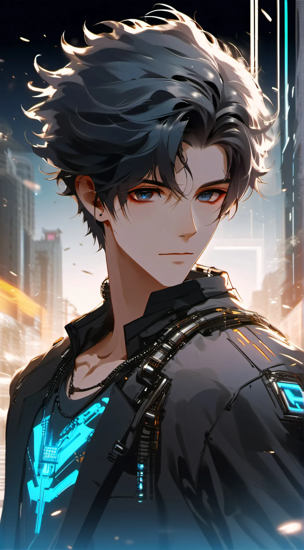 ai character: Cyberranger background