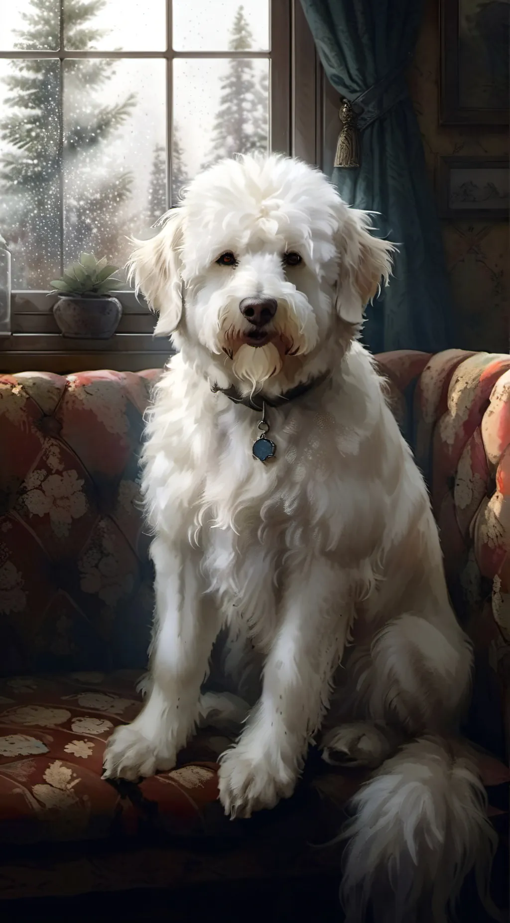 ai character: Maple background