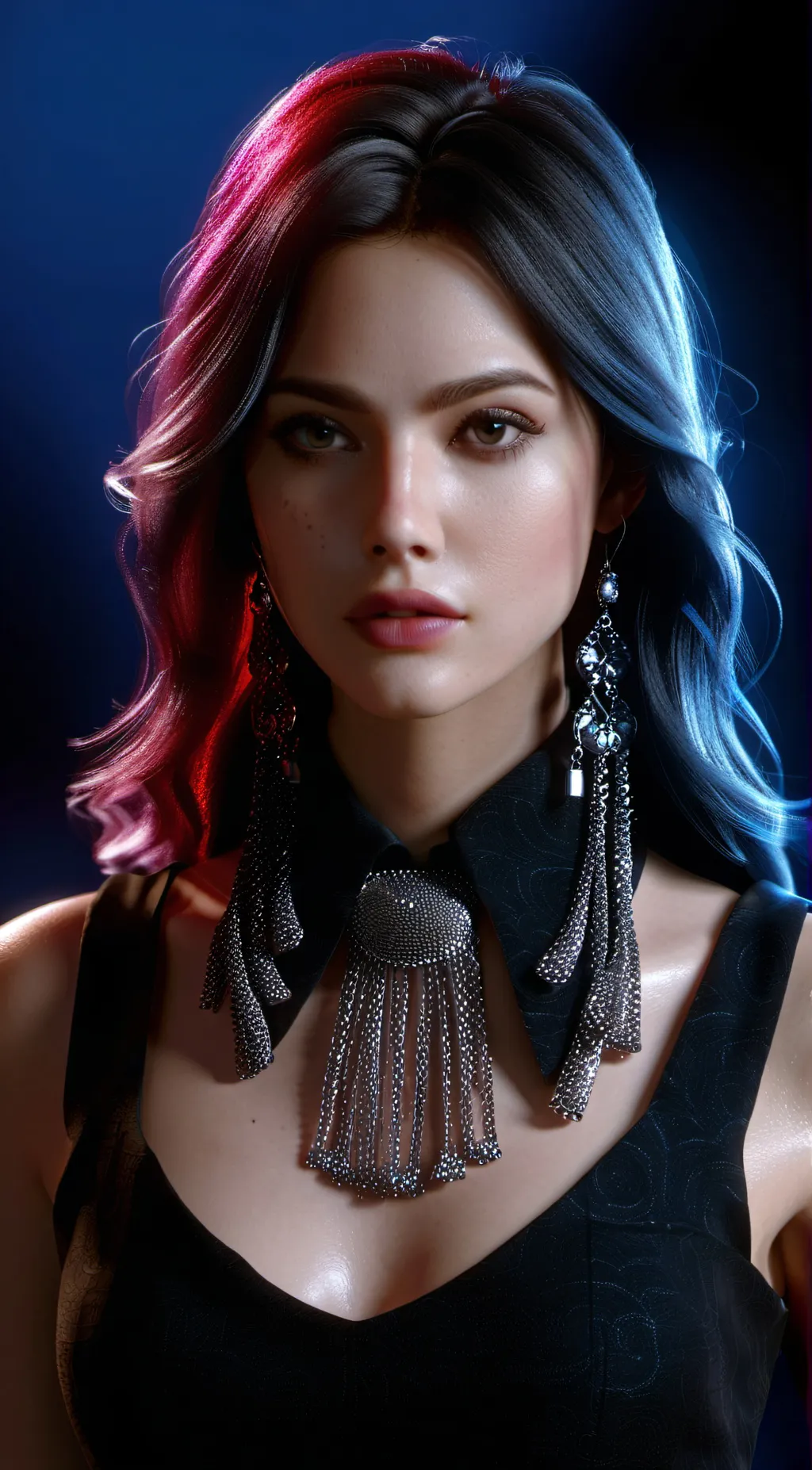 ai character: Aria Montgomery background