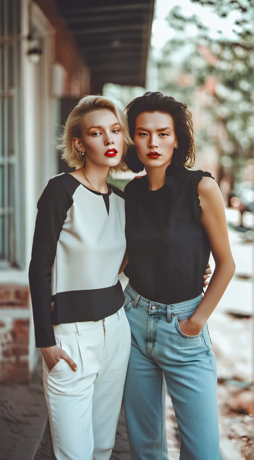 ai character: Ali and Meg background