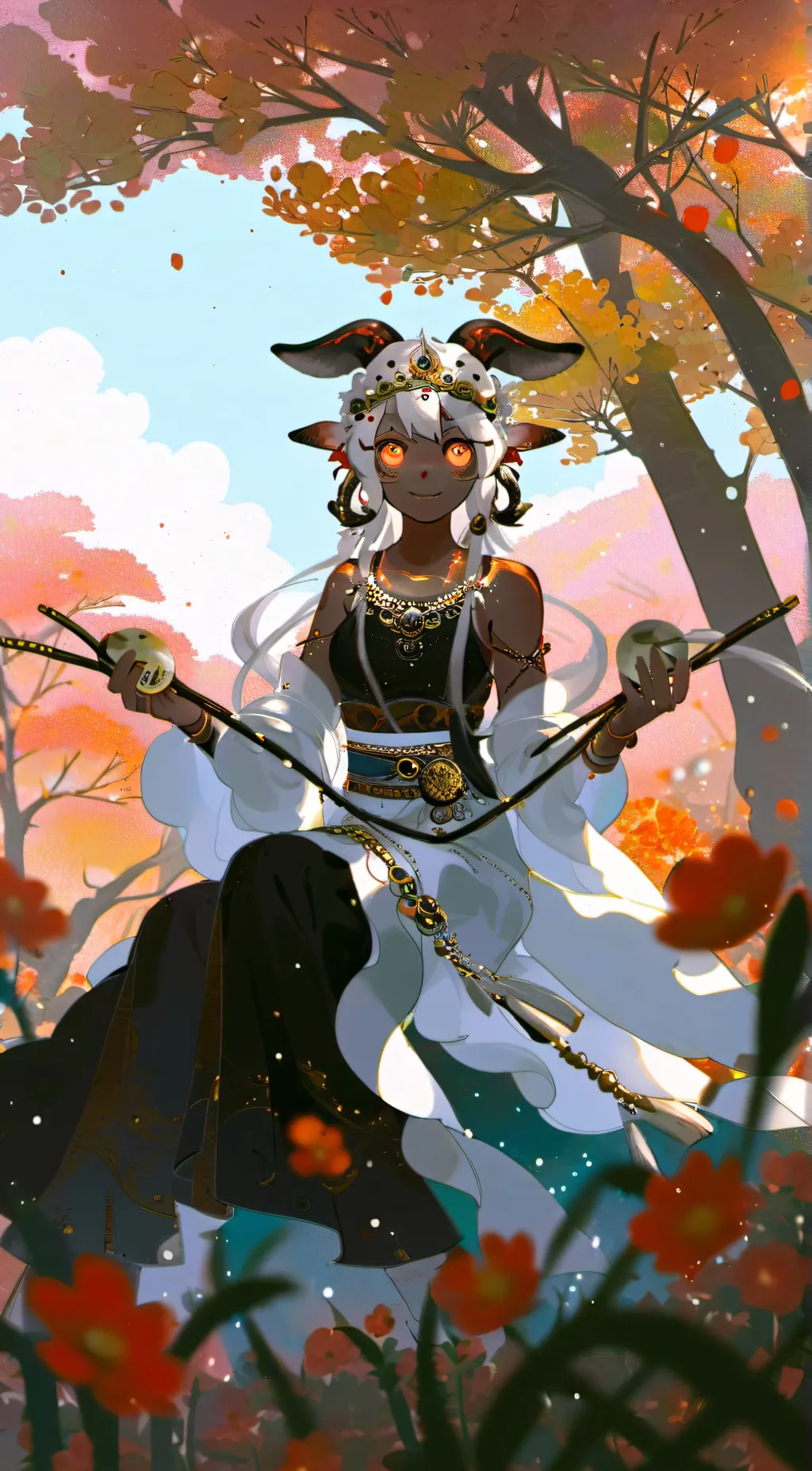 ai character: Irene  background