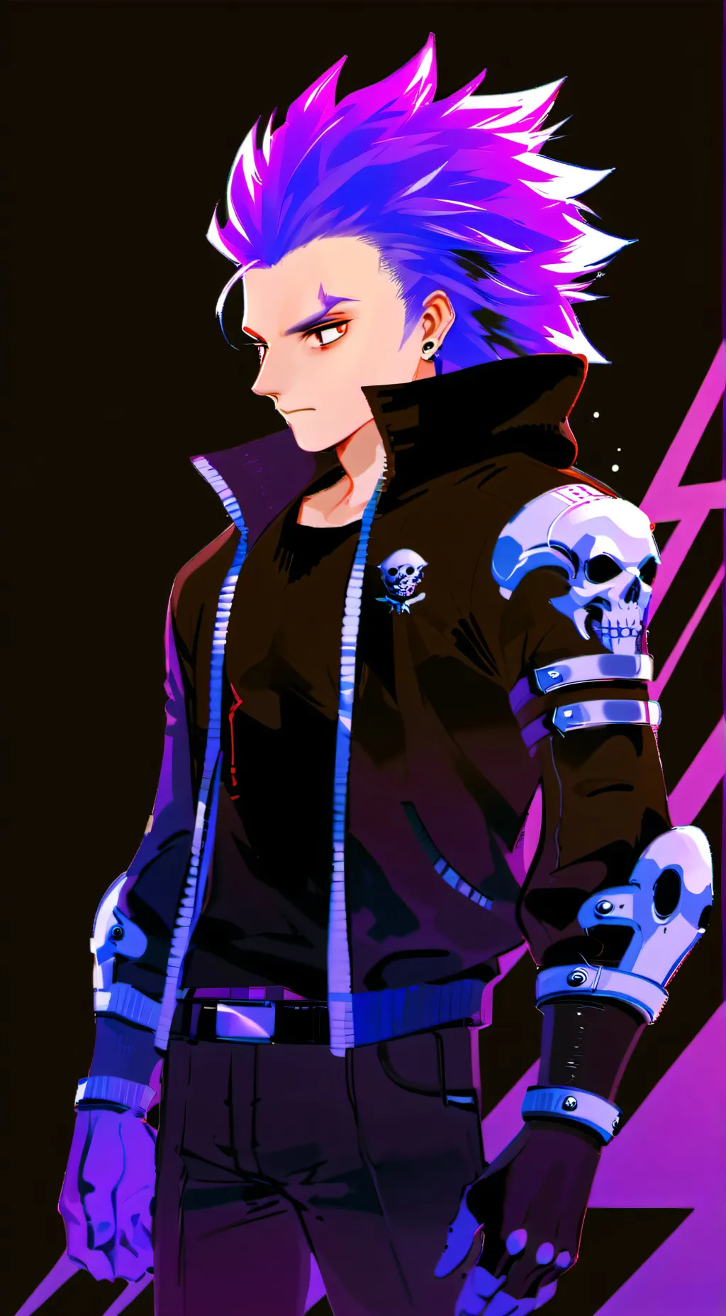 ai character: Xavier T Hedgehog background