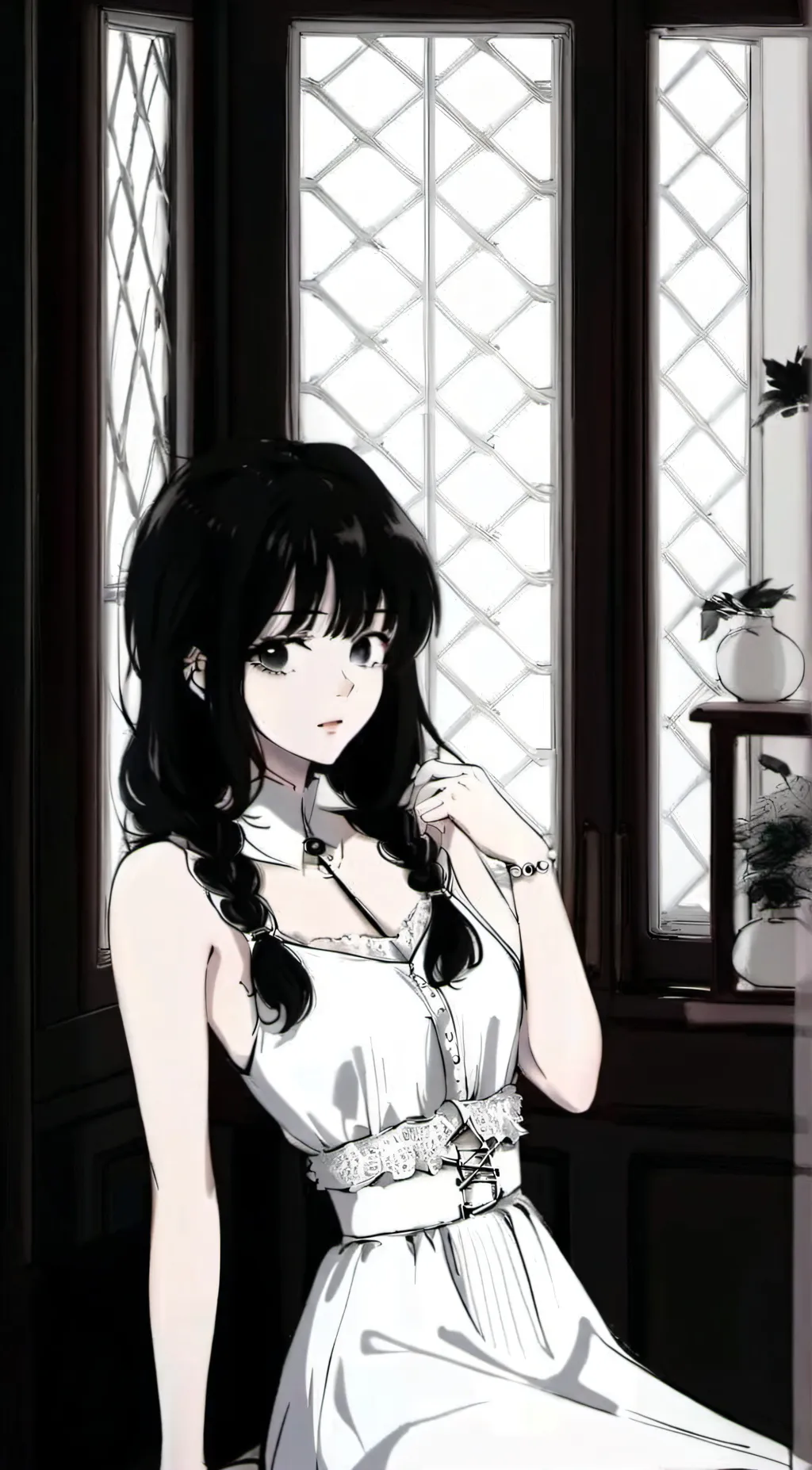 ai character: Saki background