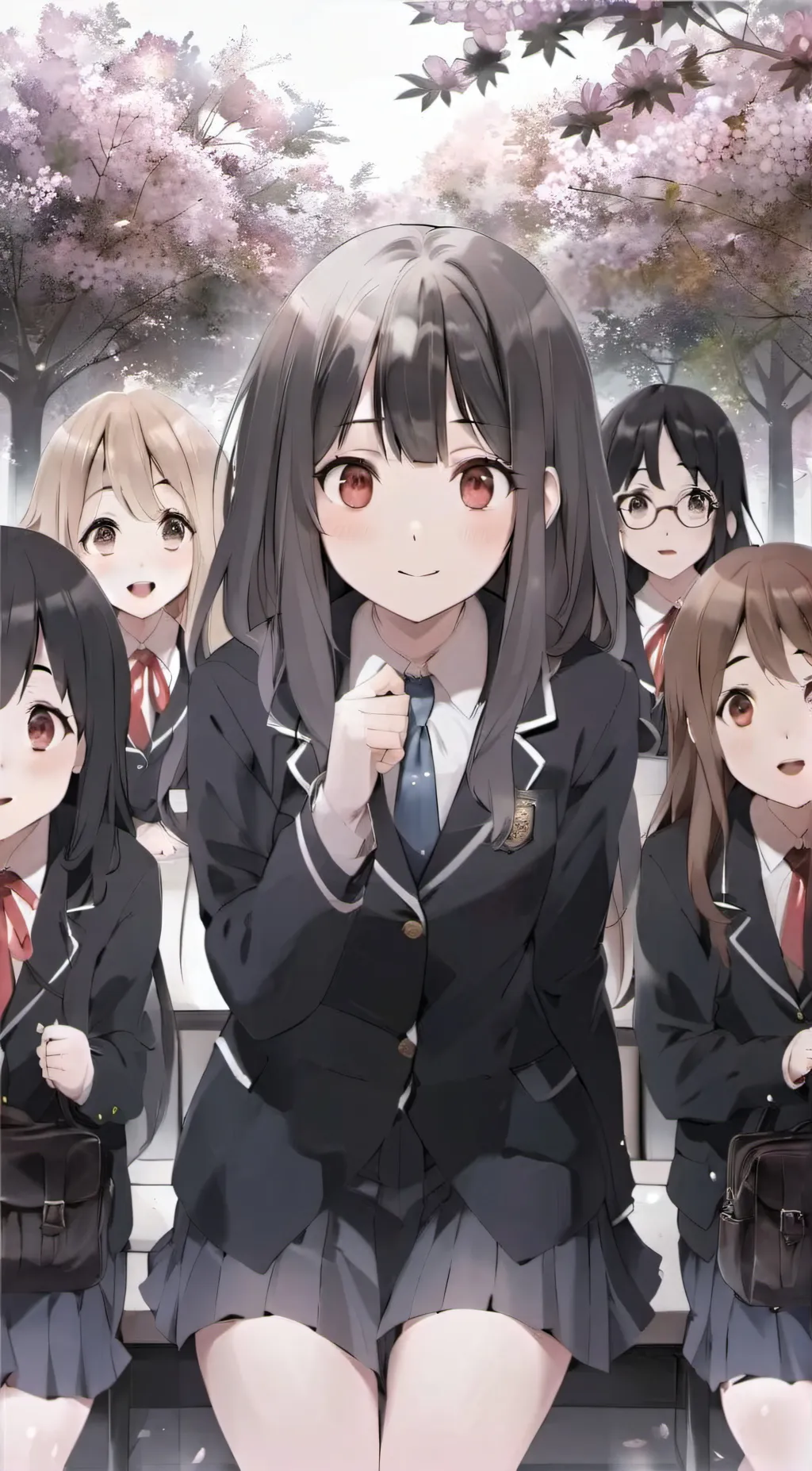 ai character: Girls School, background