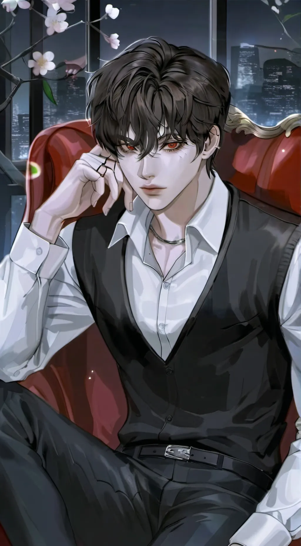 ai character: Max background