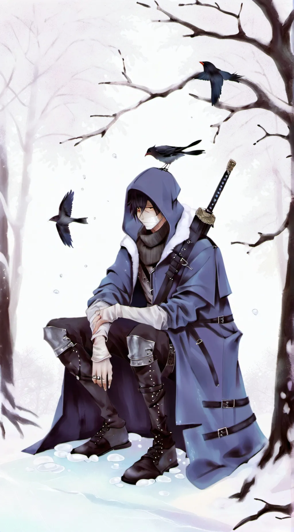 ai character: Captain cold background