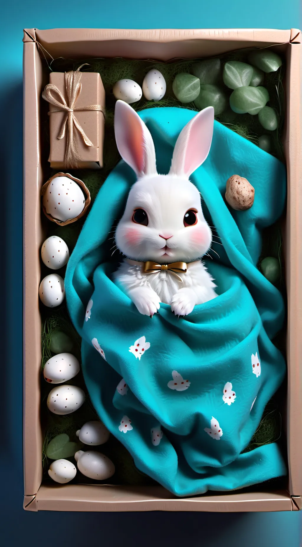 ai character: bunny background