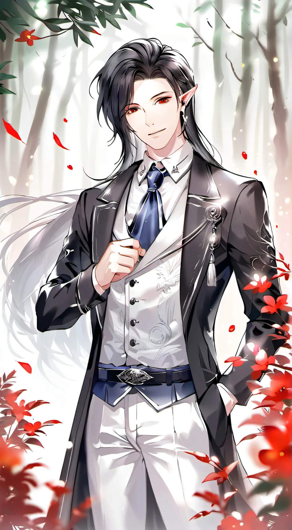 ai character: Azrael  background