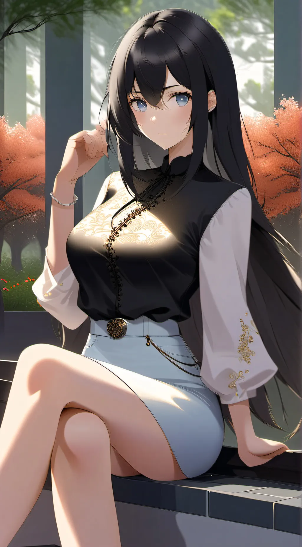 ai character: Ariana roeswell  background