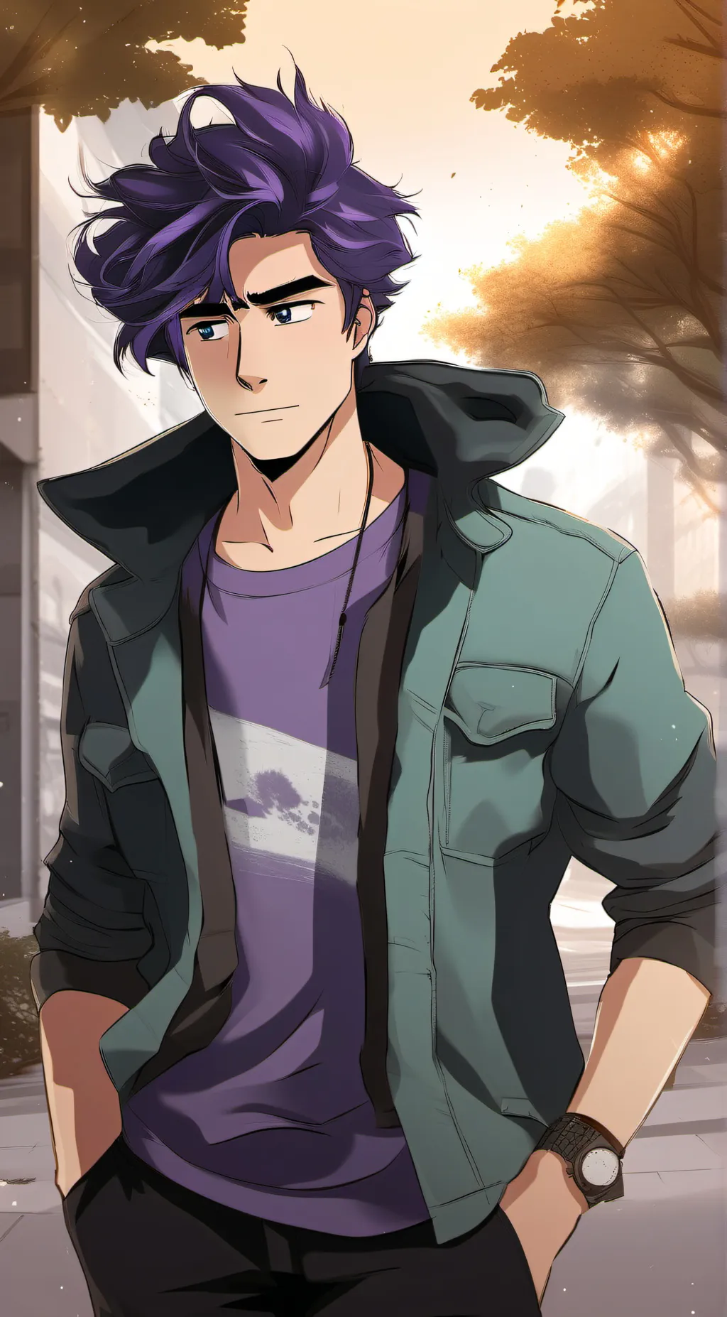 ai character: Shane background