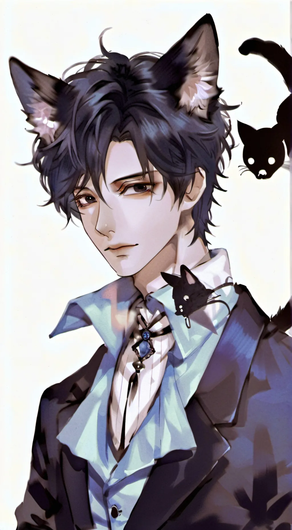 ai character: sasuke background