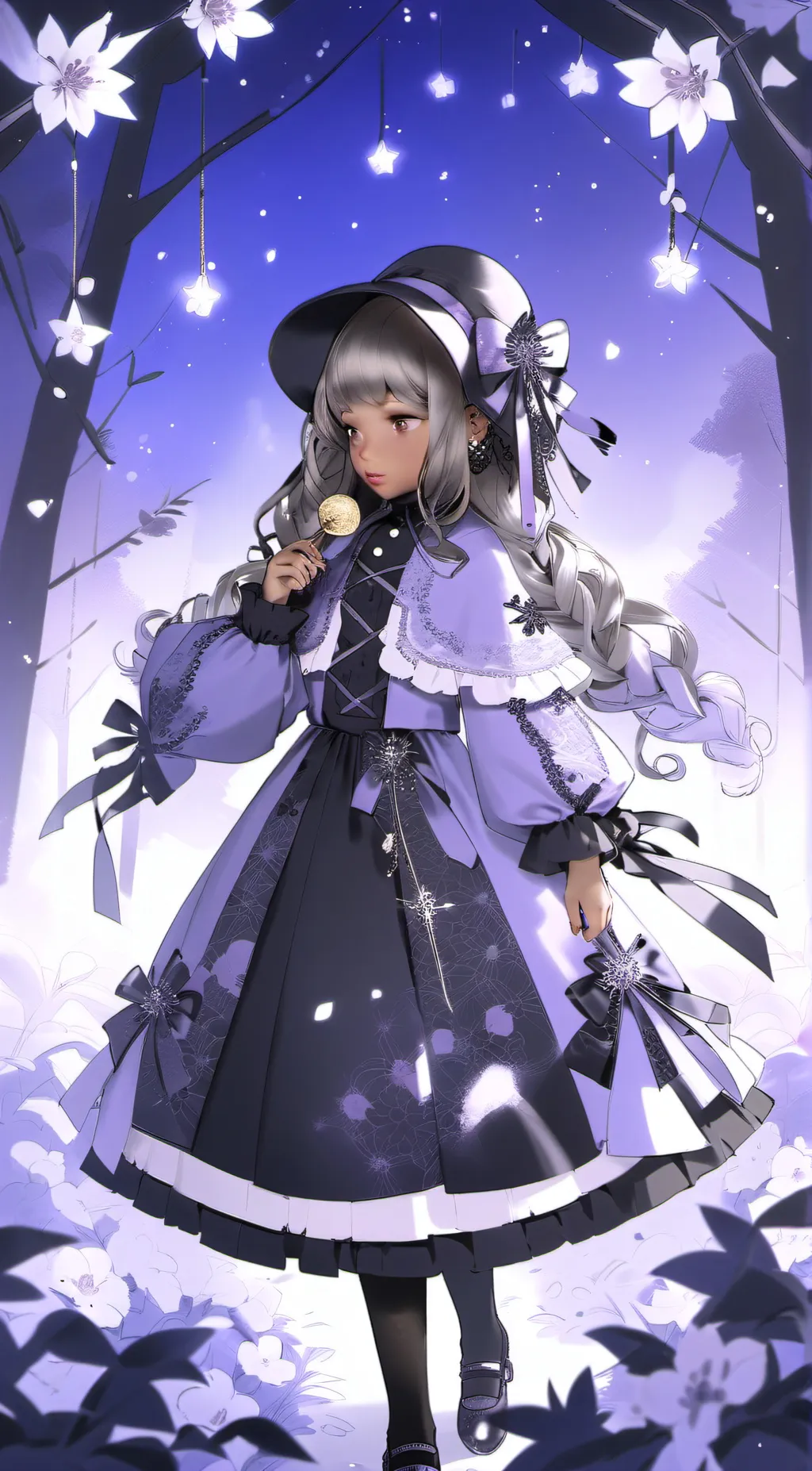 ai character: demon slayer  background