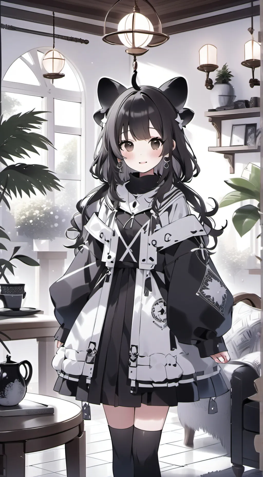 ai character: Lacy background